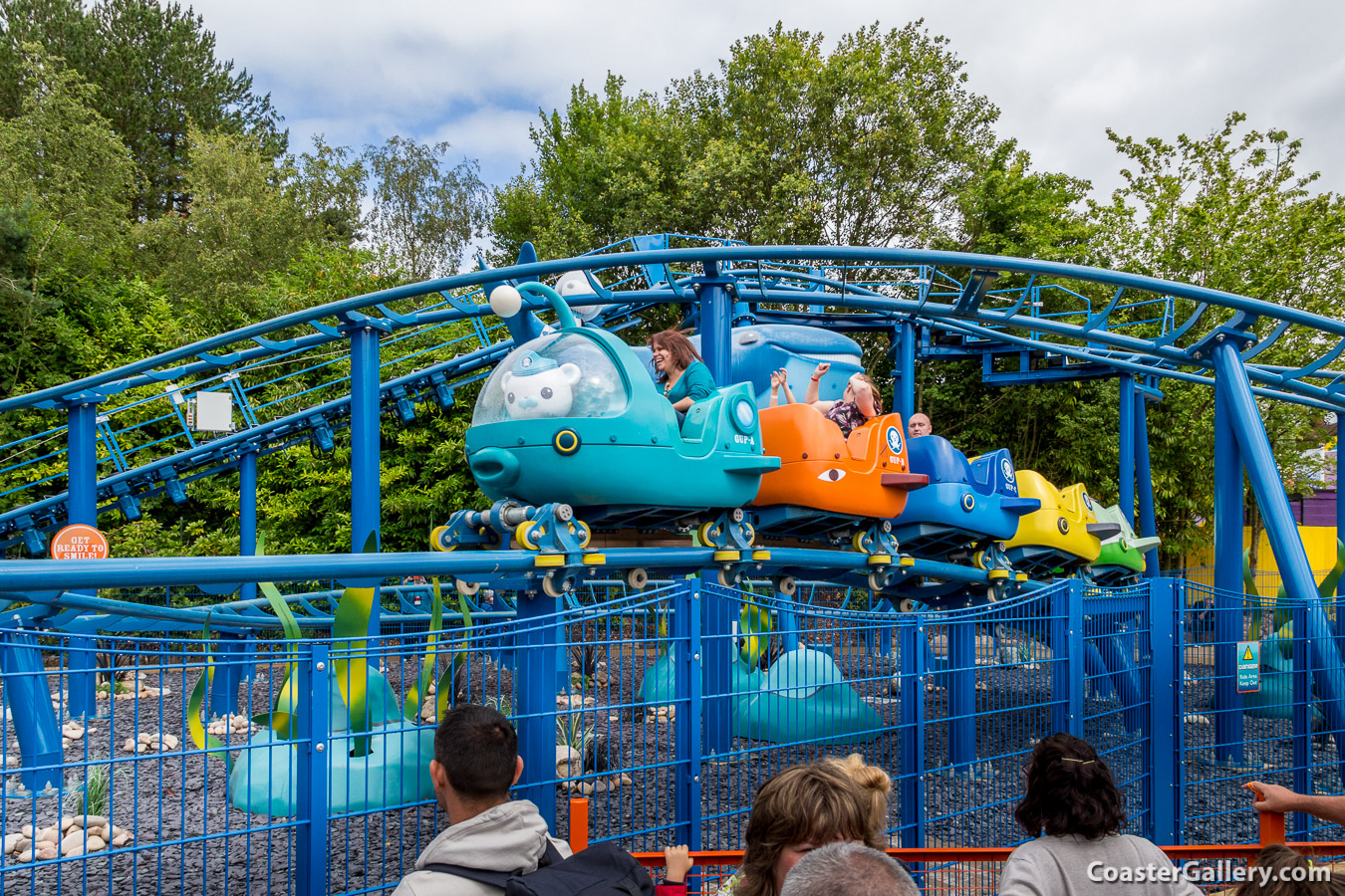 Octonauts Rollercoaster Adventure roller coaster at Alton Towers