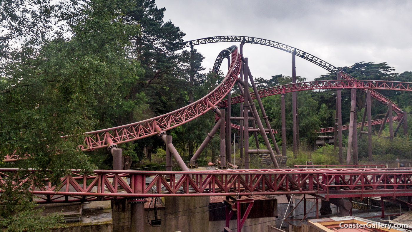 Launch motor of the Rita roller coaster at Alton Towers