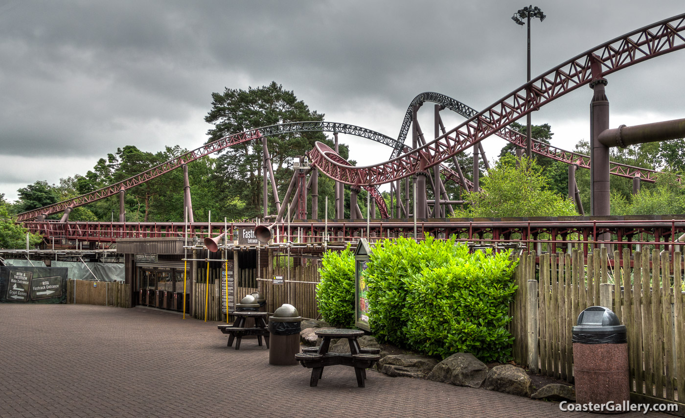 Rita roller coaster at Alton Towers
