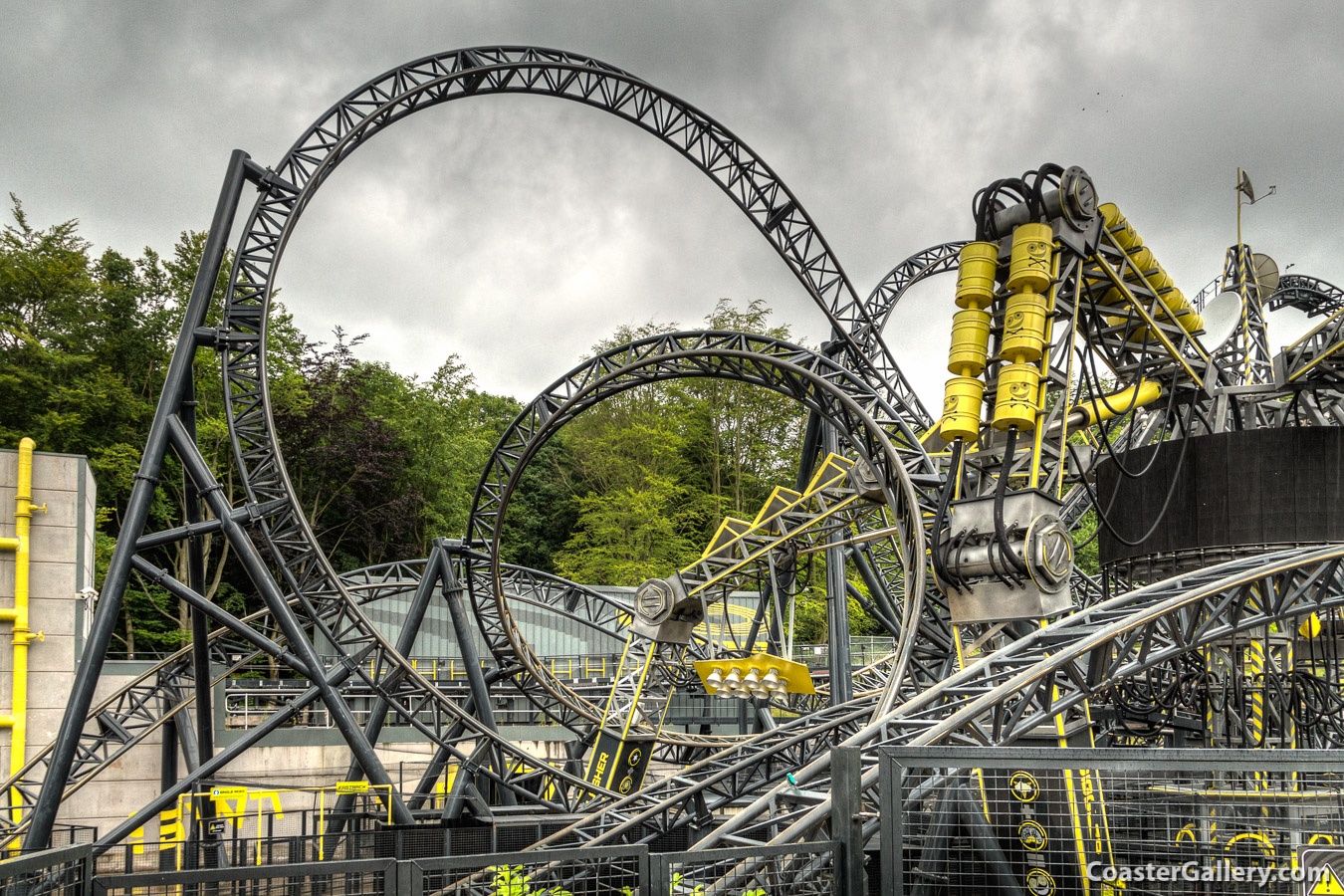 Smiler roller coaster at Alton Towers
