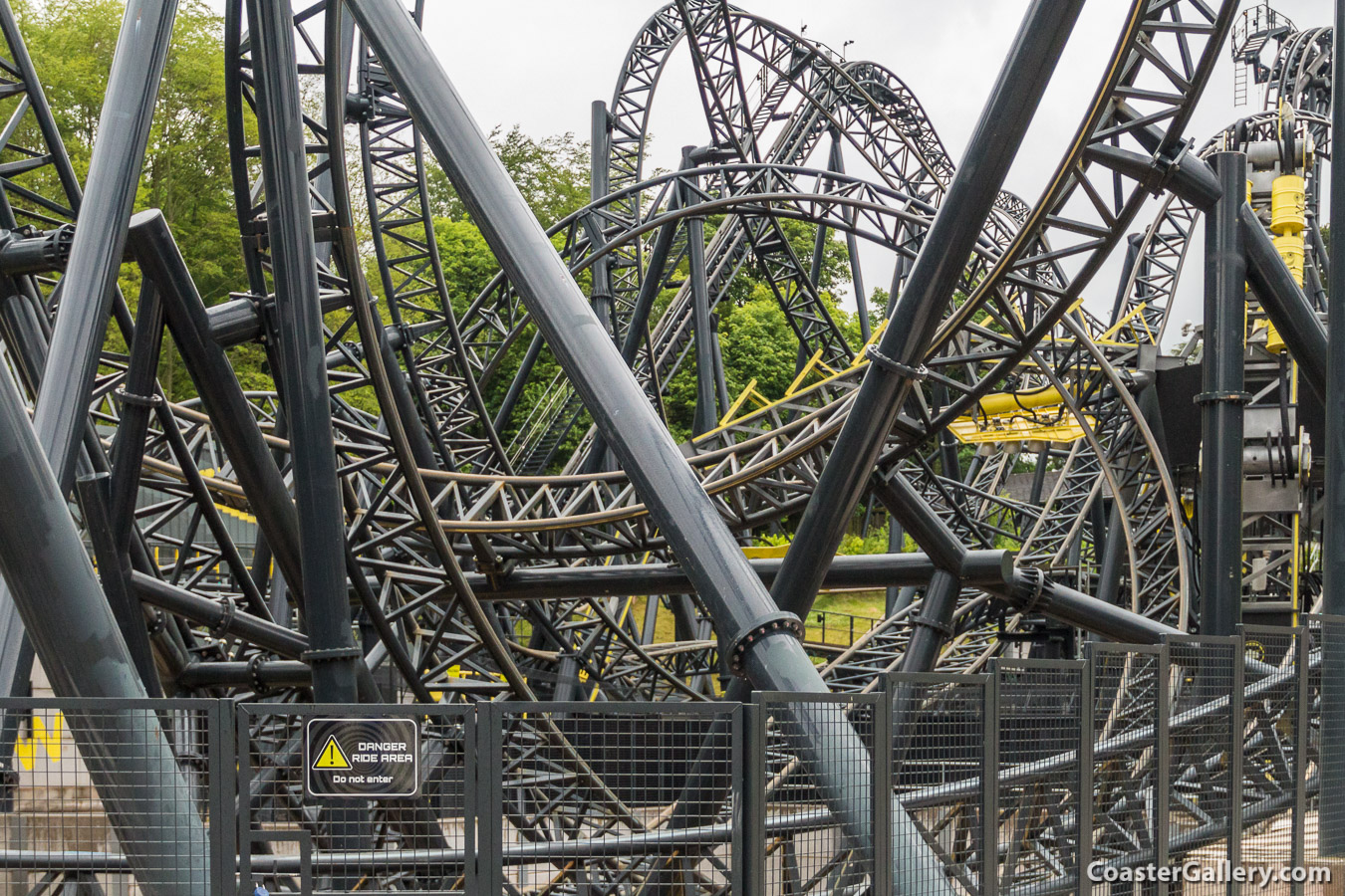 The world record for the most inversions on a roller coaster.