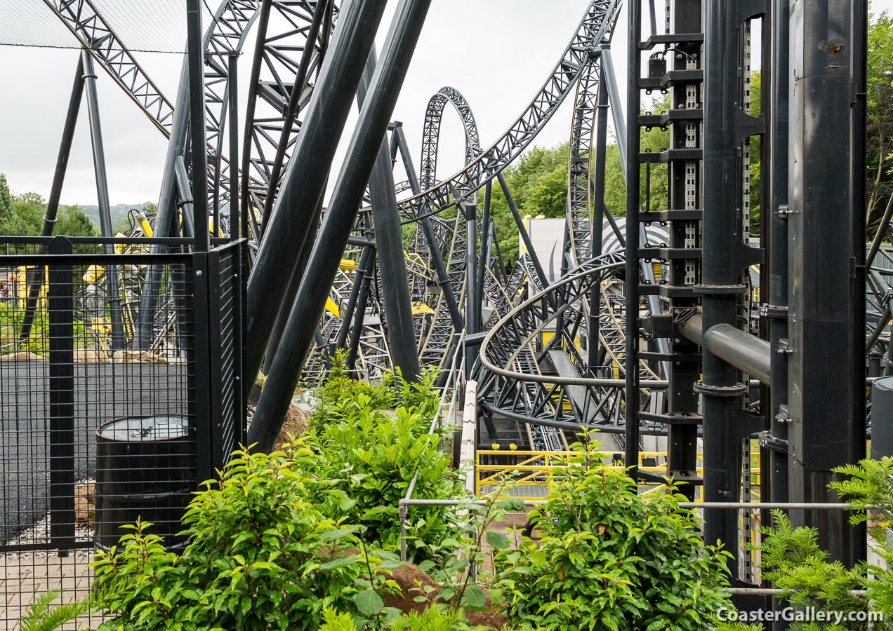 Smiler roller coaster at Alton Towers