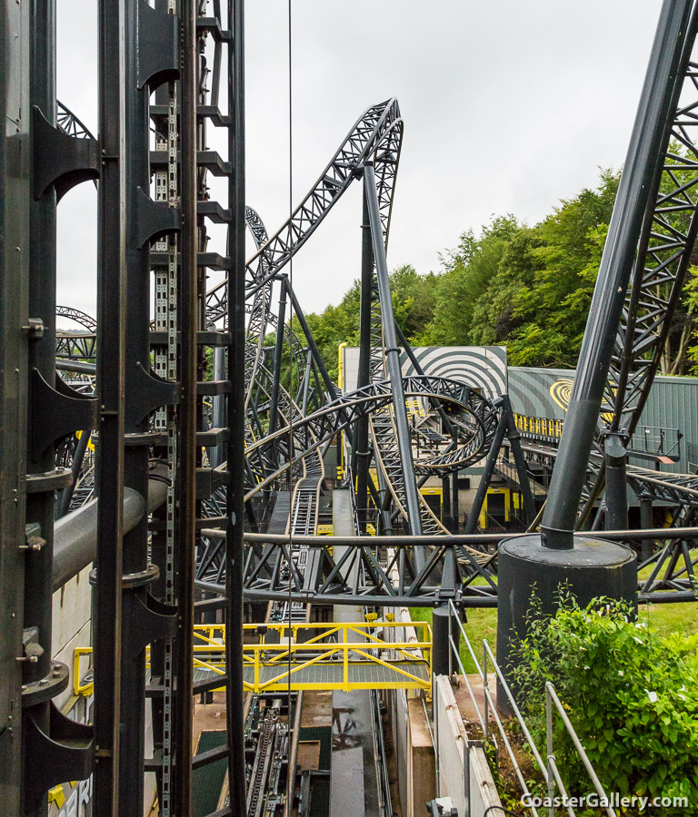 Smiler roller coaster at Alton Towers