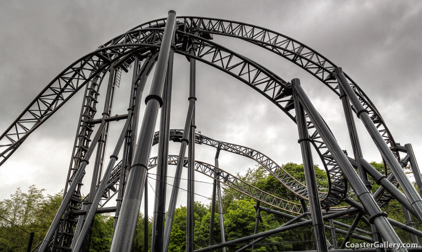 14 inversions on the Smiler roller coaster at Alton Towers