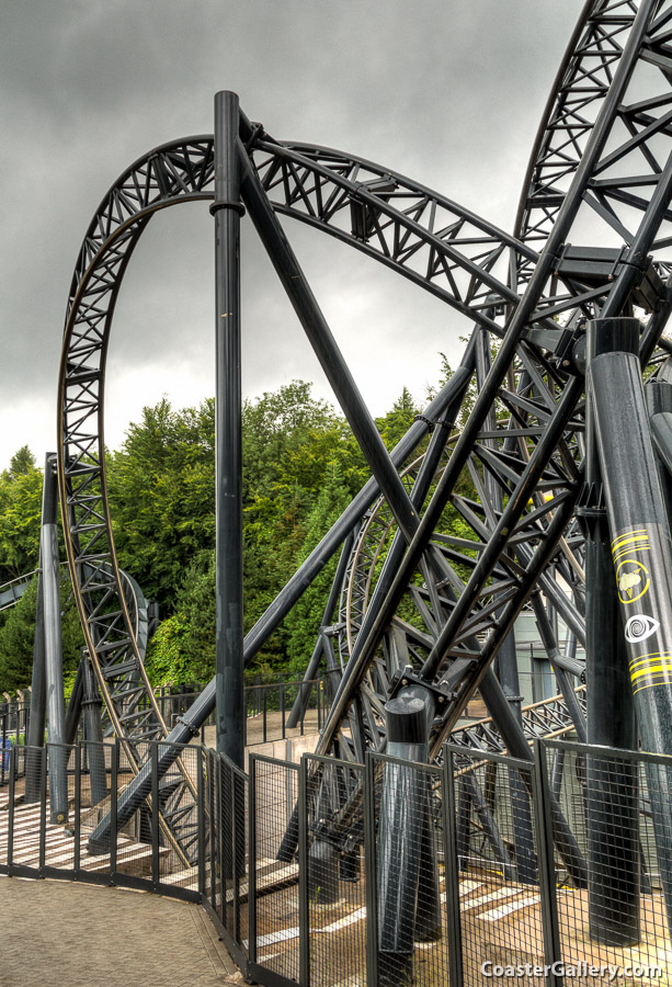 Smiler roller coaster at Alton Towers