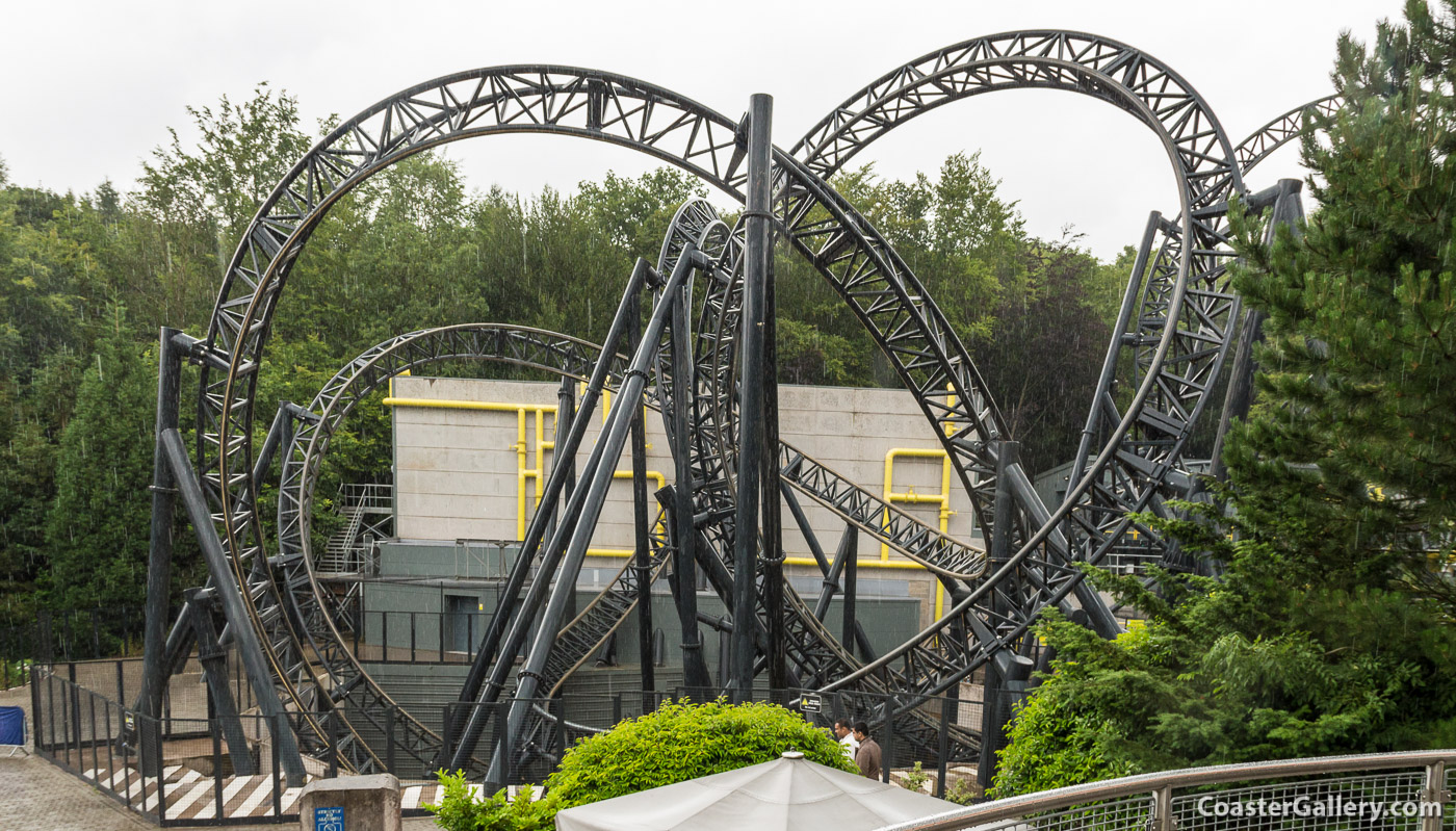 Smiler roller coaster at Alton Towers