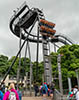 click to enlarge Oblivion drop coaster at Alton Towers