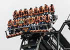click to enlarge Oblivion drop coaster at Alton Towers