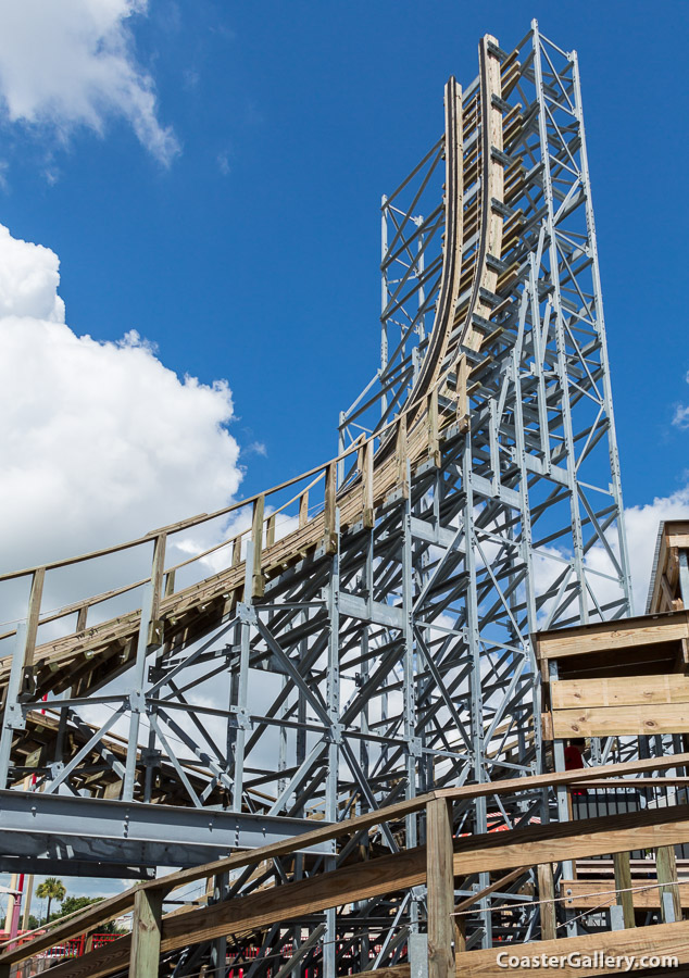 Switchback shuttle coaster at ZDT's Amusement Park