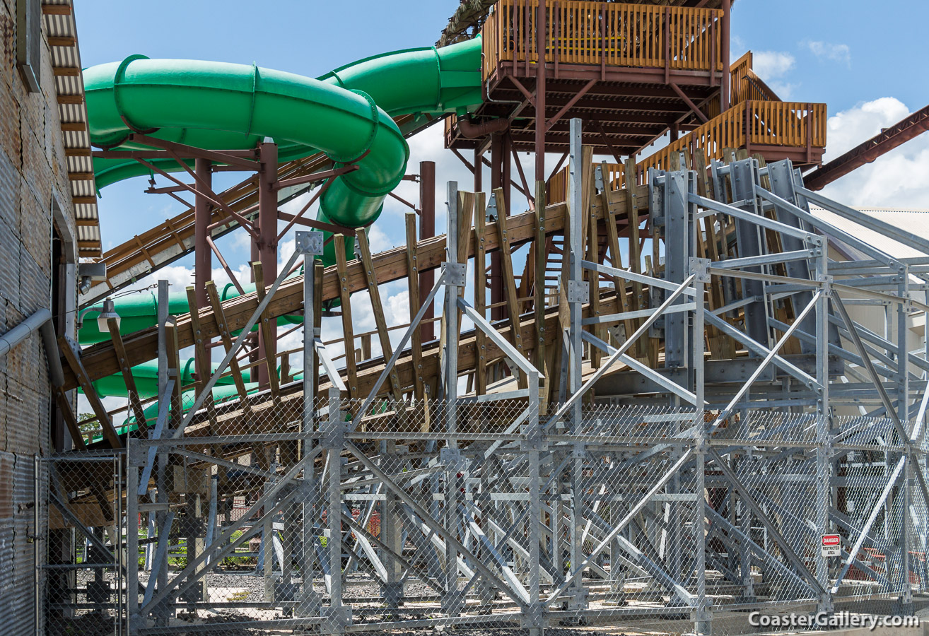 Switchback shuttle coaster at ZDT's Amusement Park