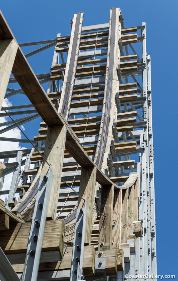 Switchback shuttle coaster at ZDT's Amusement Park