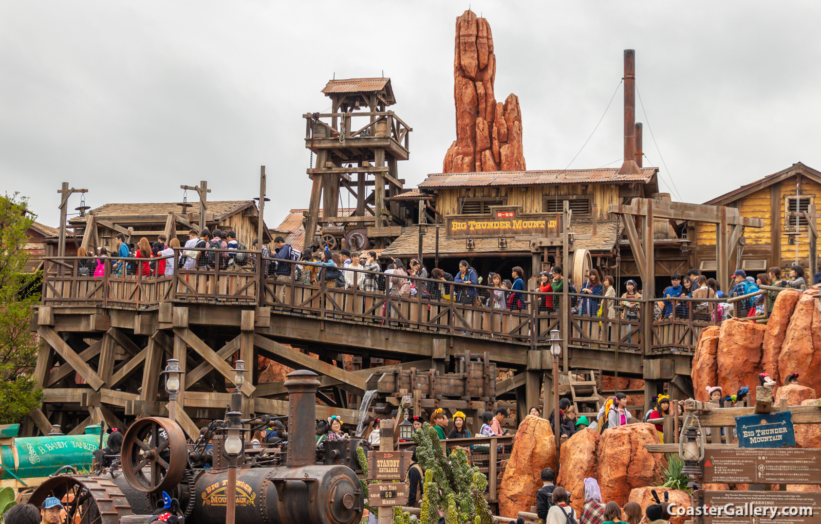 Big Thunder Mountain at Tokyo Disney