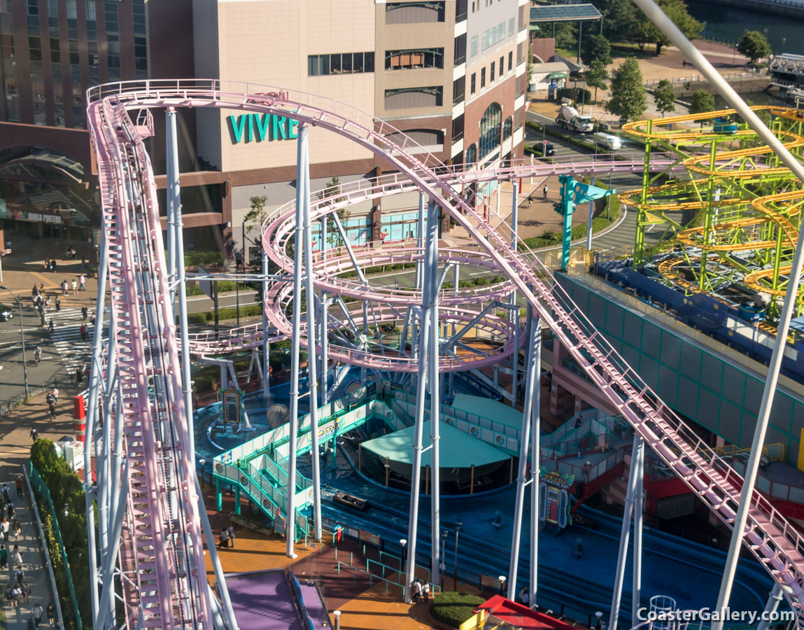 Cliff Drop log flume