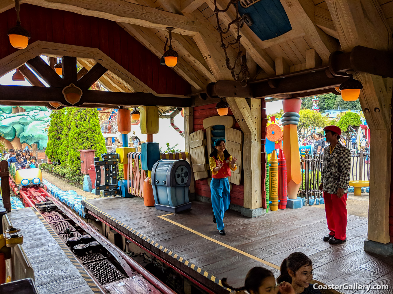 Gadget's Go Coaster in Tokyo, Japan