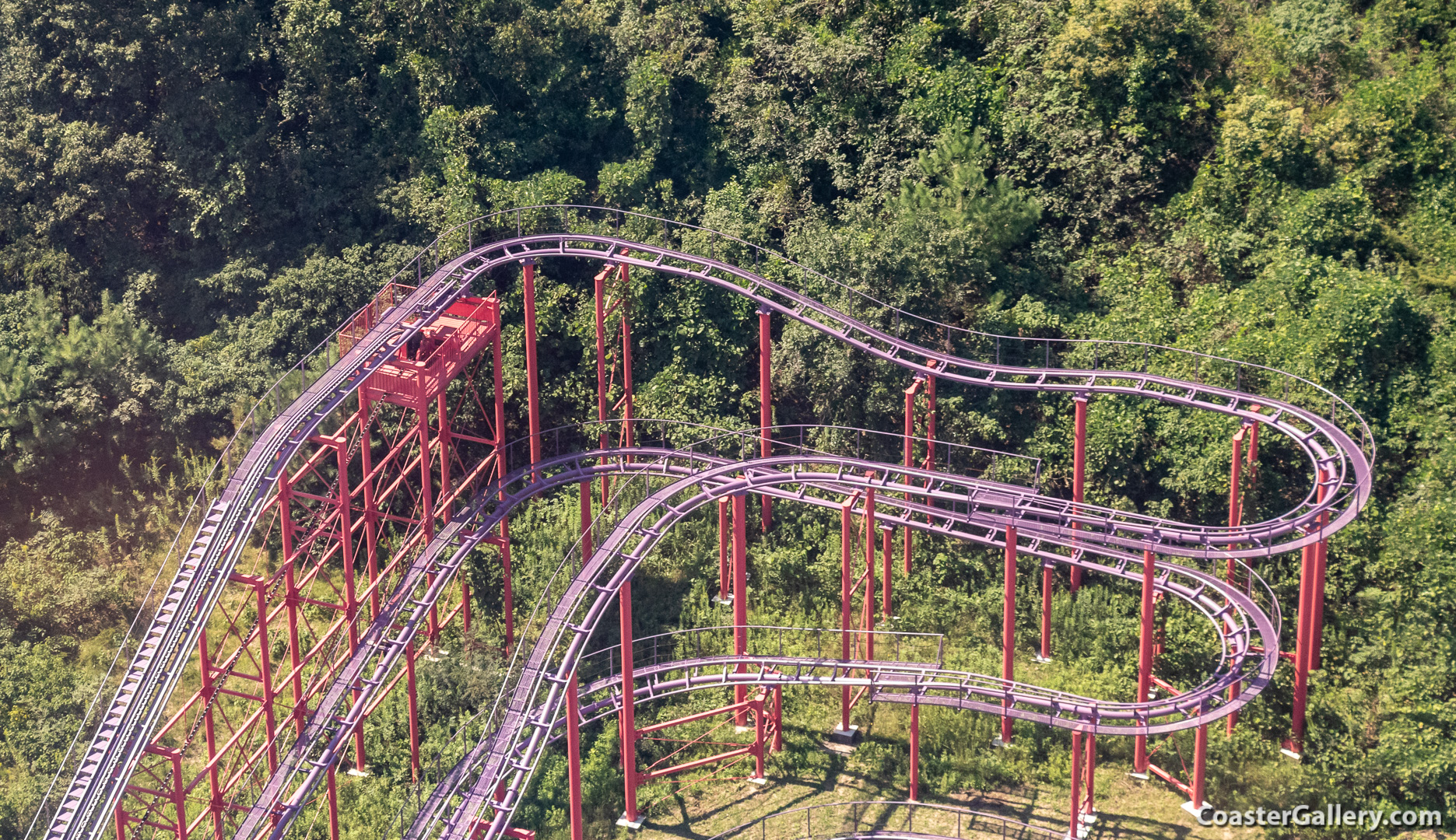 Labyrinth roller coaster at Himeji Central Park