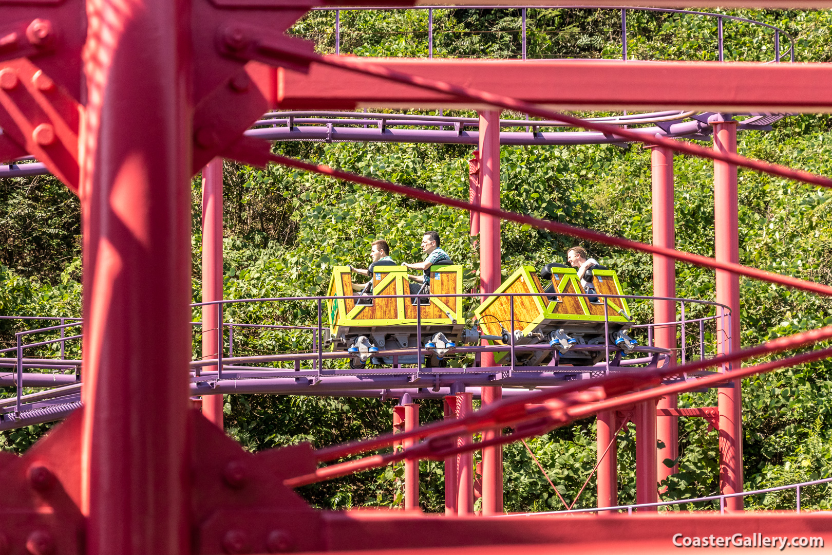Labyrinth roller coaster at Himeji Central Park