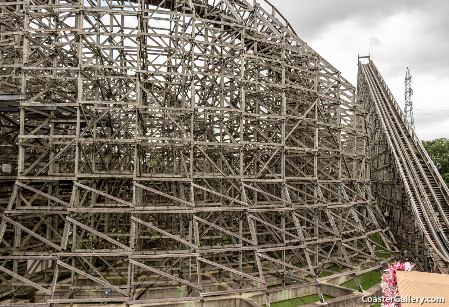 A roller coaster over the water - Regina at the Tobu Zoo in Japan
