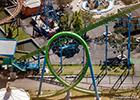 Hurricane coaster at Himeji Central Park